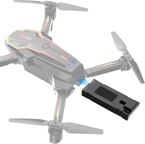 بطارية ليبو 3.7 فولت 1000 مللي أمبير في الساعة لطائرة X69 RC بدون طيار كوادكوبتر وطائرة هليكوبتر FPV للسباق بدون طيار in Kuwait