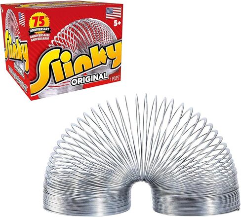 The Original Slinky Walking Spring Toy, Metal Slinky, Easter Basket Stuffers. Limited Edition in Saudi Arabia