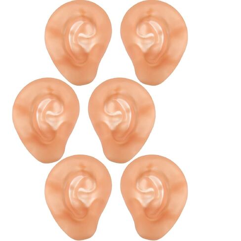 Boao 3 Pairs Jumbo Fake Ears Big Ear Funny Headbands Giant Rubber Ears Toy Dwarf Halloween Cosplay Party Accessories(Light Skin) in Saudi Arabia