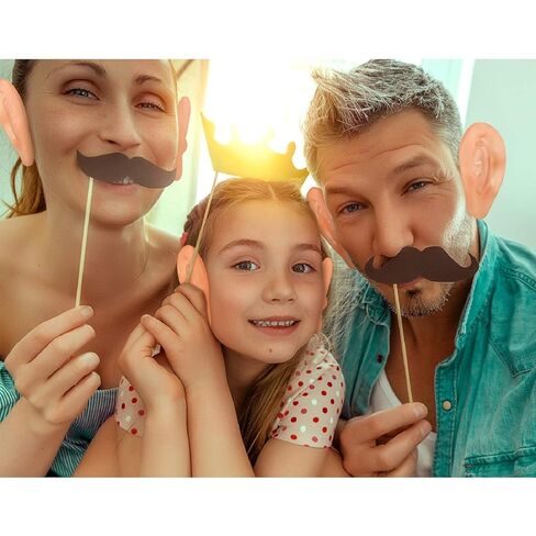 Boao 3 Pairs Jumbo Fake Ears Big Ear Funny Headbands Giant Rubber Ears Toy Dwarf Halloween Cosplay Party Accessories(Light Skin) in Saudi Arabia