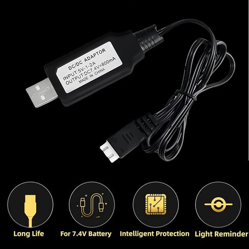 7.4V 2800mAh 20C Lipo Battery JST Plug for RadioLink RC3S RC4GS RC6GS MC-E7S Receiver Transmitter with 7.4V Battery Charger in Kuwait