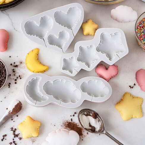 Star Shape Chocolate Silicone Mold, Exquisite Star Cake Decoration Fondant Mold, Stars Shape Silicone Mold for DIY Decoration, Jewelry Making, 3D Mold, Resin Pendants, Plaster, Modeling Clay in Saudi Arabia