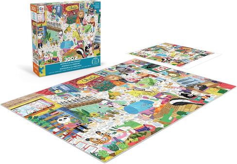 Ceaco - Large Piece Jigsaw Puzzle - Animals at The Market - Relaxing and Fun Activity for Adults in Saudi Arabia