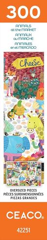 Ceaco - Large Piece Jigsaw Puzzle - Animals at The Market - Relaxing and Fun Activity for Adults in Saudi Arabia