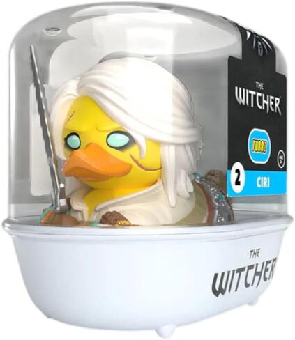الإصدار الأول من TUBBZ: شخصية The Witcher - شخصية Geralt of Rivia التنكرية من الفينيل على شكل بطة مطاطية - مجموعة رسمية لمحبي The Witcher in Saudi Arabia