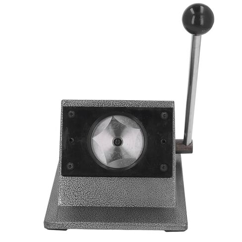 صانع شارات مستديرة من Taddien، قاطع قوالب دائري لصنع الأزرار بنفسك وقطع بطاقات القصاصات، قاطع للبطاقات الورقية المصنوعة من الجلد PVC، حجم القطع 44 مم (1.73 بوصة) لأزرار 32 مم in Kuwait