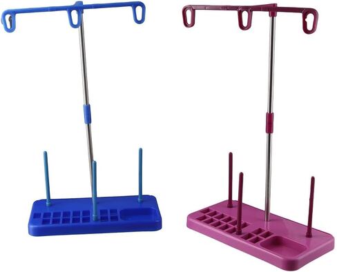 HomeSoGood 2 Pack Thread Holder Embroidery and Sewing Machine Thread Organizer for 3 Scoops in Saudi Arabia