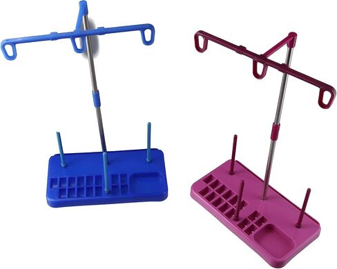 HomeSoGood 2 Pack Thread Holder Embroidery and Sewing Machine Thread Organizer for 3 Scoops in Saudi Arabia