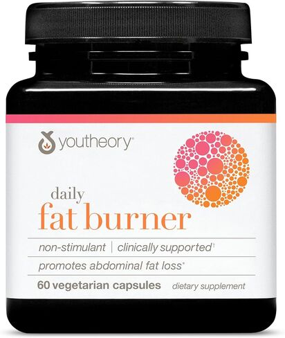 Youtheory Daily Fat Burner Vegetarian Capsules, Healthy Weight Management, 60 ct in Saudi Arabia
