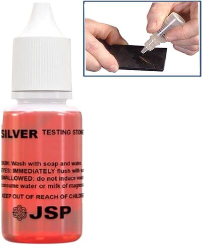 Waytest Silver & Sterling 999 925 Testing Solution Purity Determiner Jewelry Scrap Precious Metal 12 Bottles in Kuwait