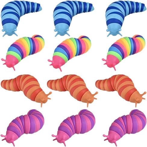 Rhode Island Novelty 7" Light-Up Wiggle Sensory Slug (1 Per Order, Style May Vary) in Saudi Arabia