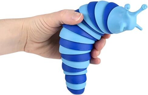 Rhode Island Novelty 7" Light-Up Wiggle Sensory Slug (1 Per Order, Style May Vary) in Saudi Arabia