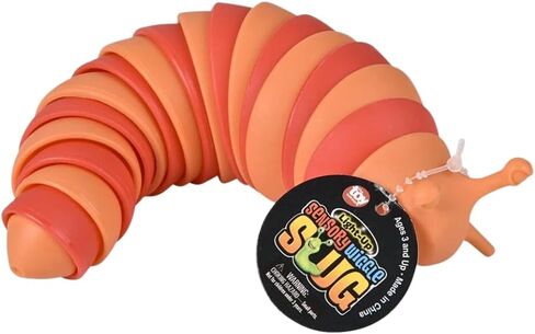 Rhode Island Novelty 7" Light-Up Wiggle Sensory Slug (1 Per Order, Style May Vary) in Saudi Arabia