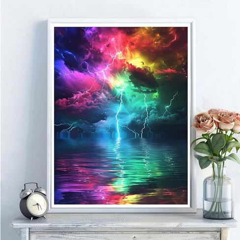 5D Diamond Art Kits for Adults - DIY Book Diamond Painting Kits, Full Round Drill - Crystal Embroidery Cross Stitch Craft for Wall Decor Christmas Gifts - 12x16 Inch A671 in Saudi Arabia