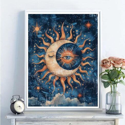 5D Diamond Art Kits for Adults - DIY Book Diamond Painting Kits, Full Round Drill - Crystal Embroidery Cross Stitch Craft for Wall Decor Christmas Gifts - 12x16 Inch A671 in Saudi Arabia