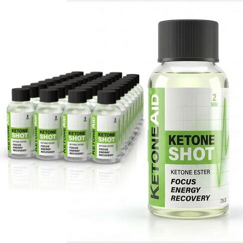 KetoneAid Ketone Shot with Ketone Ester | No Sugar, No Caffeine | 2 Serv. Per Bottle (1 Count) in Kuwait