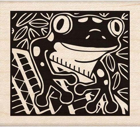 Inkadinkado Wood Stamp, Frog in Saudi Arabia