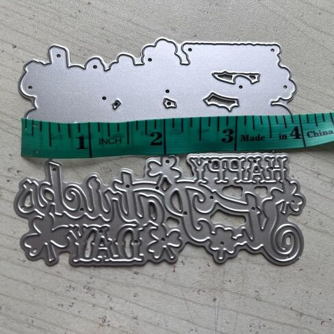 Happy St. Patrick's Day Cutting Die Shamrocks Die Cut DIY Crafts Scrapbooking Card Making Supplies in Saudi Arabia