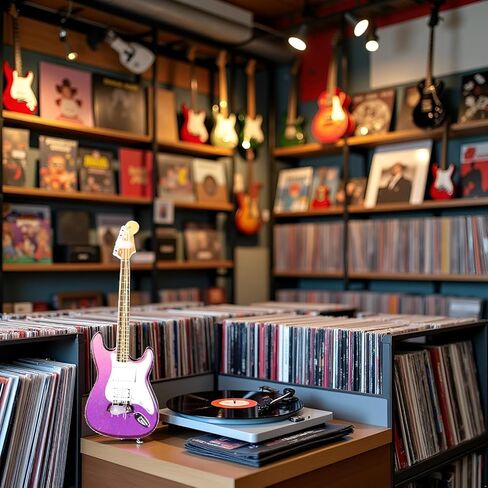 Miniature Guitar Model, 1:12 Scale, Purple, Miniature Instrument Guitar Model Decorative, Decorative Household Ornament Supplies in Saudi Arabia