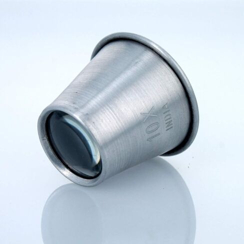 Universal Tool 5X Aluminum Jewelers Loupe 22mm Diameter Glass Lens Magnifier in Saudi Arabia