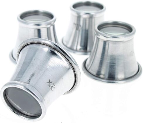 Universal Tool 5X Aluminum Jewelers Loupe 22mm Diameter Glass Lens Magnifier in Saudi Arabia