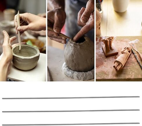 سلك تنجستن عالي الحرارة من DIYEAH لاستخدام الفرن، سلك حرق مقاوم للحرارة 7.87 بوصة لأدوات الفخار السيراميكية، إكسسوارات صناعة المجوهرات، خيوط تعليق in Kuwait