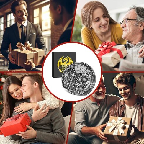 مجموعة النرد الدوار DND، نرد DND المعدني بأطراف الأصابع، مجموعة DND المبتدئة، قرص النرد المحصنة لمجموعة النرد DND، هدايا D&D مع صندوق هدايا، ملحقات ألعاب لوحة لعب الأدوار، فضي in Kuwait