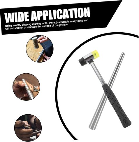 Homoyoyo Ring Tool Kit Jewelry Hammer Ring Adjuster Shaper for Wedding Lightweight Jewelry Making Tools in Saudi Arabia