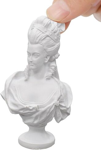 iLAND 1/12 Scale Accessories Mini Victorian Dollhouse Décor Resin Statue Marie Antoinette Queen for Vintage Miniature Doll House Accessories and Furniture Exquisite in Saudi Arabia