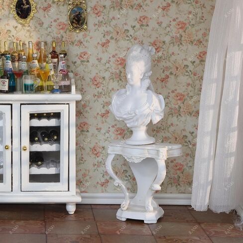 iLAND 1/12 Scale Accessories Mini Victorian Dollhouse Décor Resin Statue Marie Antoinette Queen for Vintage Miniature Doll House Accessories and Furniture Exquisite in Saudi Arabia