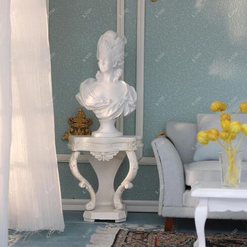 iLAND 1/12 Scale Accessories Mini Victorian Dollhouse Décor Resin Statue Marie Antoinette Queen for Vintage Miniature Doll House Accessories and Furniture Exquisite in Saudi Arabia