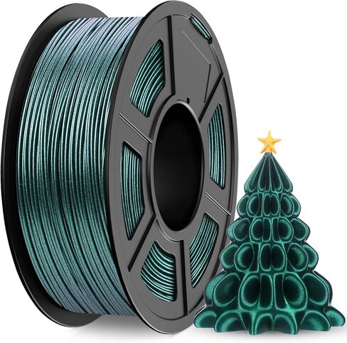 JAYO 3D Printer Filament Bundle, PLA Silk Filament Bundle Multicolor, Shiny Silk PLA Filament 1.75mm, Fast Color Change Rainbow Filament, Individually Vacuum Packed, 250g Spool, 8 Rolls, 2kg in Total in Saudi Arabia