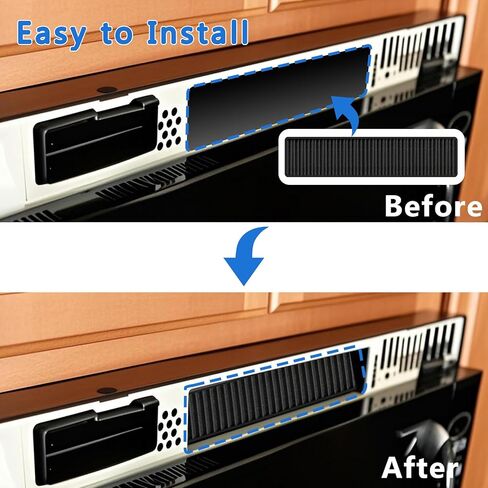 استبدال فلتر الميكروويف WB06X10807 لمرشحات استبدال فلتر فحم الميكروويف GE لPVM9005SJ8SS، JVM7195SK6SS، PNM9216SK5SS، JVM7195DK5WW، JNM7196DK5BB (عبوتان) in Saudi Arabia
