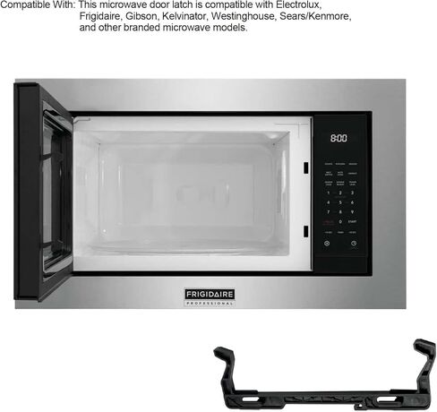 يمكن لملحق قفل باب فرن الميكروويف من النوع 5304522796 أن يحل محل Ap6979662 المناسب لأفران الميكروويف من العلامات التجارية مثل Eloru Frigia Gibson Kelventar Wester Kenmore وغيرها in Kuwait