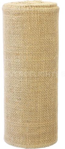 CleverDelights 9" Premium Burlap Roll - 10 Yards - No-Fray Finished Edges - Jute Burlap Fabric - 9 Inch in Saudi Arabia