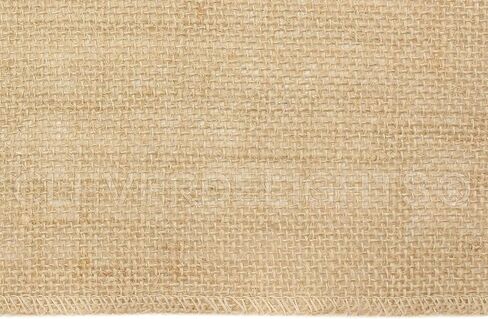 CleverDelights 9" Premium Burlap Roll - 10 Yards - No-Fray Finished Edges - Jute Burlap Fabric - 9 Inch in Saudi Arabia