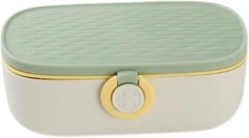 Complete Sewing Kit Portable 2-Layer Organizer Box Needle Thread Green in Saudi Arabia