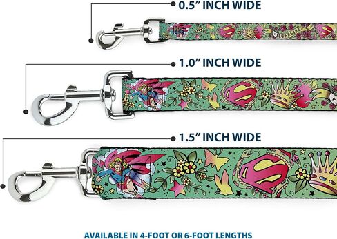 مقود الكلب، مشهد وشم الفتاة الخارقة، بطول 6 أقدام وعرض 1.0 بوصة in Kuwait