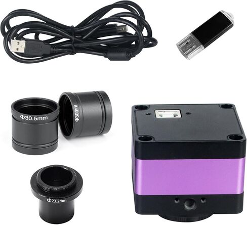كاميرا مجهرية بدقة 4K عالية الدقة مع تصوير في الوقت الفعلي - دقة تبلغ 4608 × 3456، وكاميرا رقمية USB بدقة 16 ميجابكسل للصور الثابتة والتقاط الفيديو المباشر in Kuwait