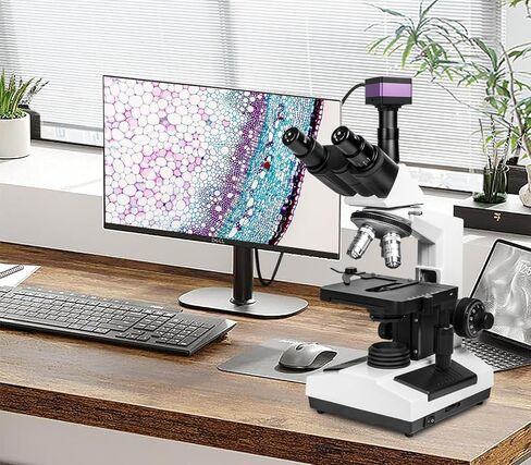 كاميرا مجهرية بدقة 4K عالية الدقة مع تصوير في الوقت الفعلي - دقة تبلغ 4608 × 3456، وكاميرا رقمية USB بدقة 16 ميجابكسل للصور الثابتة والتقاط الفيديو المباشر in Kuwait