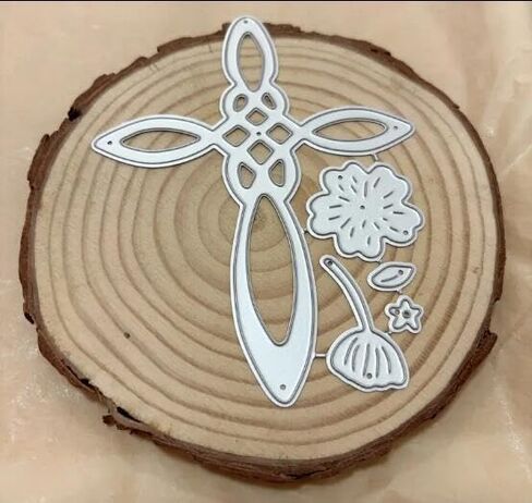 Merry Christmas Cross Flower Metal Die Cuts,Spring Sunflower Frame Leaf Cutting Dies Cut Stencils for DIY Scrapbooking Album Decorative Embossing Paper Dies for Card Making in Saudi Arabia