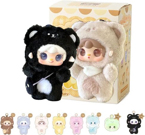 YOOKI V4 Take A Bite of Bear Series صندوق أعمى من القطيفة قطعة واحدة (1 من 8 أنماط محتملة) شخصيات لطيفة ألعاب قابلة للتجميع هدايا عيد الميلاد (صندوق أعمى قطعة واحدة) in Saudi Arabia
