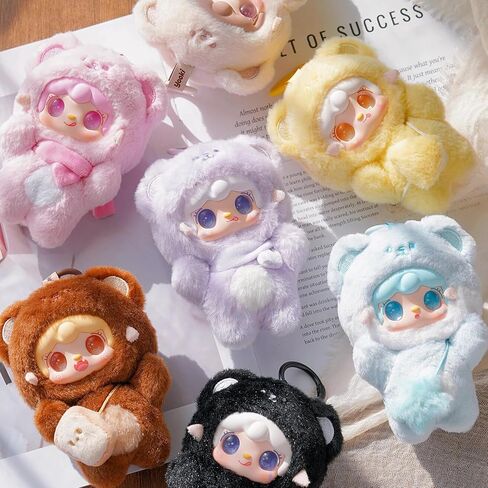YOOKI V4 Take A Bite of Bear Series صندوق أعمى من القطيفة قطعة واحدة (1 من 8 أنماط محتملة) شخصيات لطيفة ألعاب قابلة للتجميع هدايا عيد الميلاد (صندوق أعمى قطعة واحدة) in Saudi Arabia