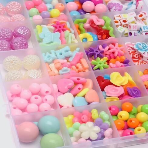 2 PCS 48 Grids Plastic Organizer Container Storage Box, Clear compartment Storage Boxes, Large Storage Box with Adjustable Dividers for Bead Button Jewelry Small Parts DIY Accessories in Saudi Arabia