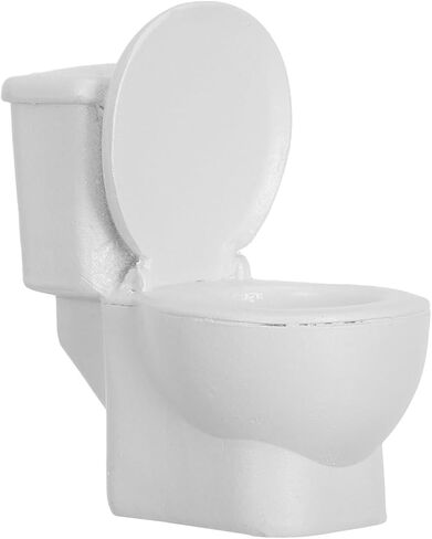 Balacoo Mini Toilet Toy, Miniature Commode Model for Dollhosue Bathroom Decor, 1/12 Scale Dollhosue Toilet Figurine Ornament Decoration in Saudi Arabia