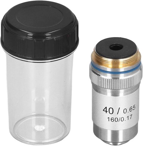 ciciglow Durable Achromatic Microscope Objective with Protection Device for Clear Image and Study Use 40X High Magnification Lens in Saudi Arabia
