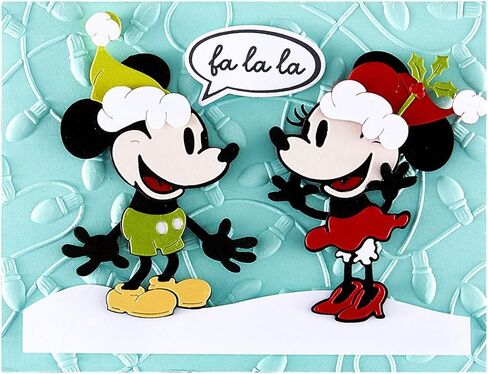 Spellbinders Classic Mouse Christmas Embellishments Etched Dies, Metal in Saudi Arabia