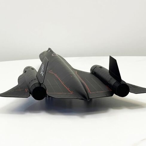 نموذج عسكري SR71 Blackbird، بمقياس 1/72، طائرة هجوم مقاتلة SR71 مقاس 17.9 بوصة، نموذج طائرة هجوم مقاتلة، مجموعة مثالية وهدية in Kuwait