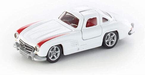 Siku 1470, Mercedes-Benz 300 SL, Metal/Plastic, White/Red, Toy car for Children, Opening Gull Wing Doors in Saudi Arabia