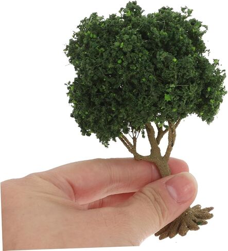 YARNOW Mini Fake Trees for Model Scenery Realistic Small Plastic Landscape Tree Model 3.9 Inch Decorative Miniature Trees for Train Dioramas and Architectural Crafts in Saudi Arabia